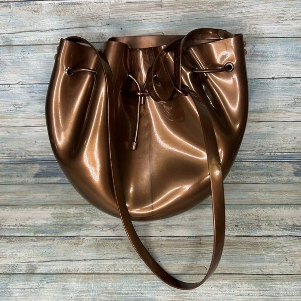 Melissa Sac Bag Purse Scented‎ Brown Jelly Plastic